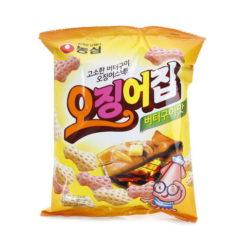 【農心】オジンオチップス（イカのバター焼き・83g）：韓国食品・食材専門の通販店「韓国市場」