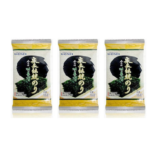 【宋家】伝統のり（黄・カット）3個入：韓国食品・食材専門の通販店「韓国市場」