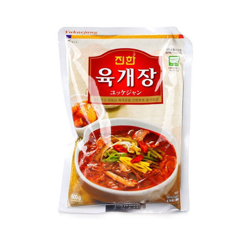 【眞漢】ユッケジャンスープ 600g：韓国食品・食材専門の通販店「韓国市場」