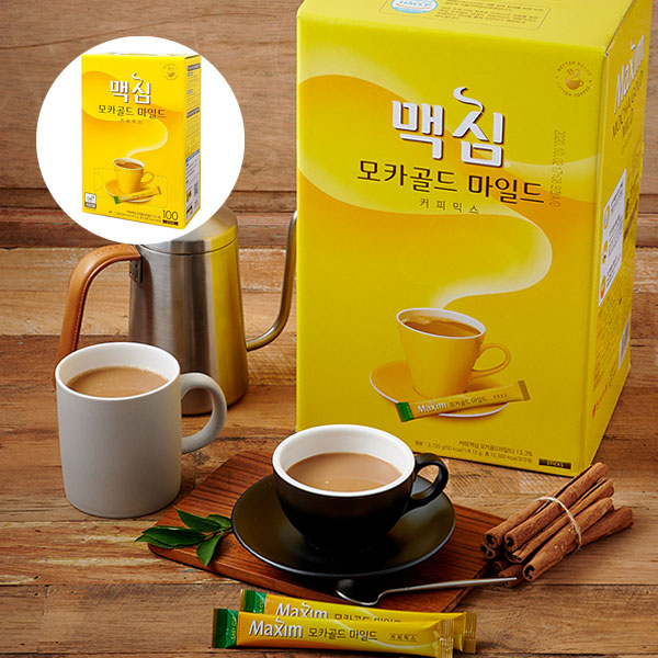 【マキシム】モカゴールドマイルドコーヒー100包×8個入：韓国食品・食材専門の通販店「韓国市場」
