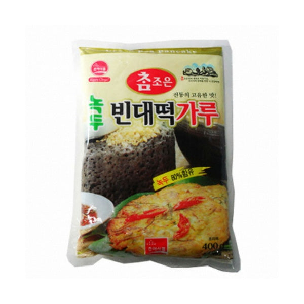 【草野】ビンデトック粉(緑豆チヂミの粉) 400g：韓国食品・食材専門の通販店「韓国市場」