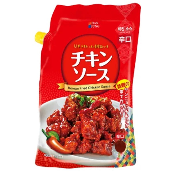 【HANJUNG】 チキンソース (辛口) 2.1kg：韓国食品・食材専門の通販店「韓国市場」