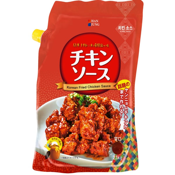 【HANJUNG】 チキンソース (甘口) 2.1kg：韓国食品・食材専門の通販店「韓国市場」