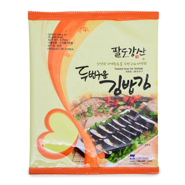 【八道江山】　海苔巻き用　のり　10枚入：韓国食品・食材専門の通販店「韓国市場」