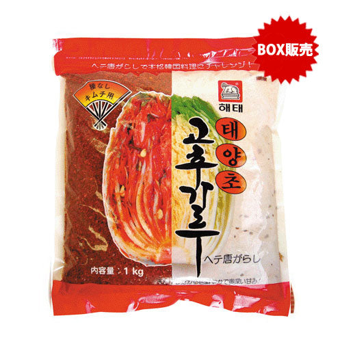 【ヘテ】唐辛子粉1kg(キムチ用)×10個入：韓国食品・食材専門の通販店「韓国市場」