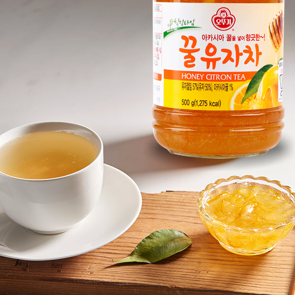 【オットギ】蜂蜜入り柚子茶500g：韓国食品・食材専門の通販店「韓国市場」