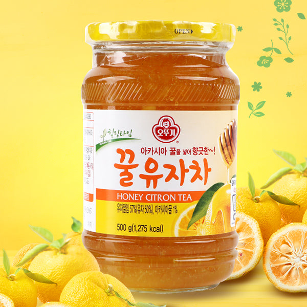 【オットギ】蜂蜜入り柚子茶500g：韓国食品・食材専門の通販店「韓国市場」